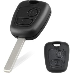Carcasa Cheie Auto Techstar cu 2 Butoane Compatibila Toyota Aygo, Peugeot 107, Citroen C1