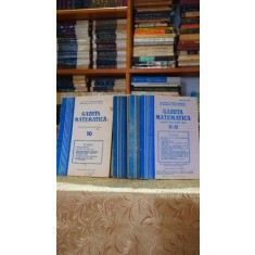 Gazeta matematica pe anul 1978 - 12 numere