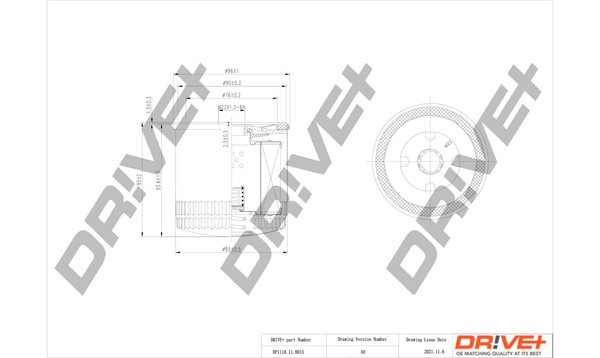 Dr!ve+ DP1110.11.0015 Filtru ulei