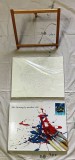 Kit set pictura tablou nou neinceput nefolosit painting by numbers pictat pe numere+bonus