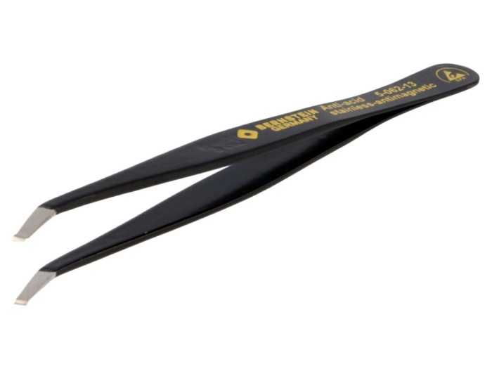 Pensetă &icirc;ndoită 35&deg; SMD ESD