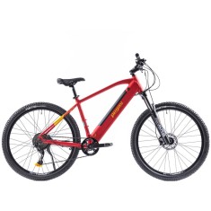 Bicicleta electrica Pegas Drumet Dinamic M 29 inch, Rosu Galben