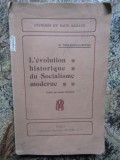L&#039; &eacute;volution historique du socialisme moderne - M. TOUGAN-BARANOWSKI