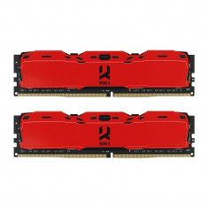 Memorie Goodram IRDM X Red 16GB (2x8GB) DDR4 3200MHz CL16 Dual Channel Kit foto