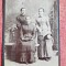 Fotografie tip CDV, trei femei, sfarsit de secol XIX