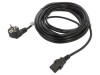 Cablu CEE 7/7 ştecăr unghi LANBERG IEC C13 mamă PVC negru