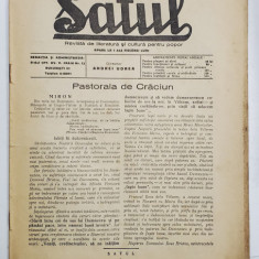 SATUL , REVISTA DE LITERATURA SI CULTURA PENTRU POPOR , NUMAR DE SARBATORI , ANUL VI , NO. 62 , IANUARIE , 1936