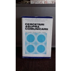 CERCETARI ASUPRA COMUNICARII - TATIANA SLAMA CAZACU