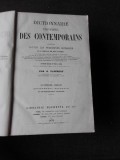 DICTIONNAIRE UNIVERSEL DES CONTEMPORAINS - G. VAPEREAU (CARTE IN LIMBA FRANCEZA)