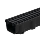 Canal drenaj MAX DRAIN 1000x114x78 mm, gratar PP, A15, debit 100 mm