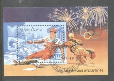 Laos 1995 Olympic Games perf. sheet Mi.B153 used TA.063