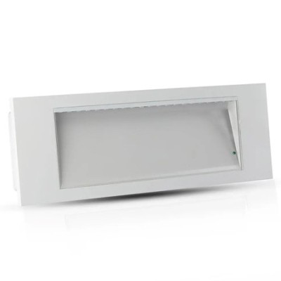 Lampa led iesire de urgenta 3.8w 6000k alb rece foto