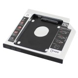 HDD Caddy laptop, grosime 9.5mm interfata sata - 650039