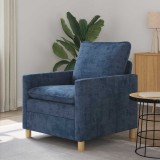 vidaXL Canapea albastru 76 x 81 x 87,5 cm Poliester 42028781
