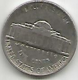 No(2) moneda-SUA 5 Centi / Five Cents 1984