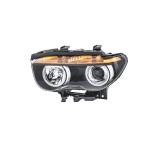 Far Bmw Seria 7 (E65/E66), 09.2001-12.2004, montare fata, stanga, D2S+H7+P21W; electric; semnal galben; fara bec xenon; fara ballast; cu motor; cu be, Hella