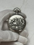 CEAS DE BUZUNAR ARGINT - GOLANA - Turkish Railroad - Vintage !