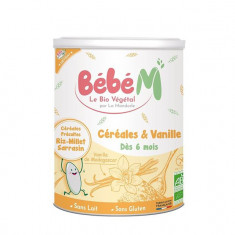 Cereale cu Vanilie pentru Bebelusi Bio 400gr La Mandorle