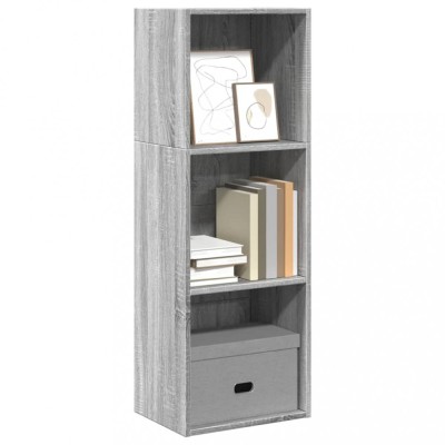 vidaXL Bibliotecă, gri sonoma, 40x30x114 cm, lemn prelucrat 857872 foto