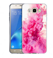 Husa Samsung Galaxy J5 2016 J510 Silicon Gel Tpu Model Pink Smoke foto