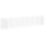 Cumpara ieftin Strat inaltat gabion, 260x50x50 cm, fier galvanizat