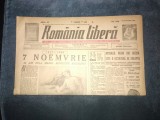 ZIAR ROMANIA LIBERA 8 NOIEMBRIE 1945