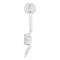 Lampa Citit LED, Siret, Alb, Brat Flexibil, 3x26cm, Baterii Incluse