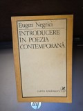 Introducere &icirc;n poezia contemporană - Eugen Negrici