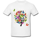 Cumpara ieftin Tricou &quot; Copac cu fluturi &quot;
