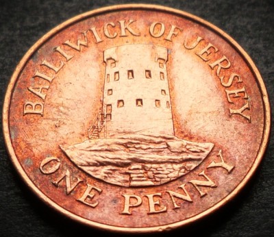 Moneda 1 PENNY - JERSEY, anul 1998 * cod 4536 foto