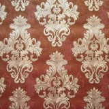 Tapet clasic, baroc, dormitor, living, visiniu, auriu, Gracia, 7070-13