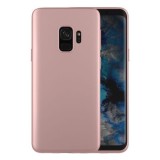 Husa Samsung Galaxy S9 Flippy Luxury Roz Auriu - Protectie Premium