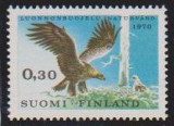 FINLANDA - 1970 - Vultur regal, Fauna, Nestampilat