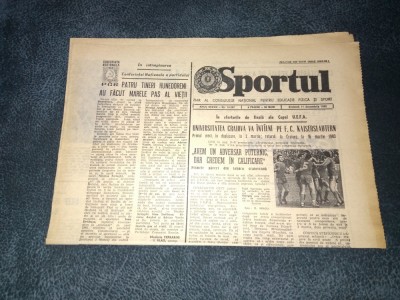 ZIARUL SPORTUL 11 DECEMBRIE 1982 foto