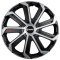 Set 4 Capace Roti Evo Gri-Negru R14, Pentru DAEWOO