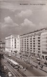 Bucuresti. Pe b-dul g-ral Magheru (circulata 1963)