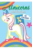 Cumpara ieftin Unicorni stralucitori de colorat: Bleu