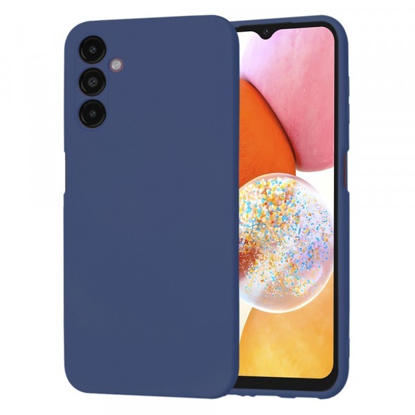 Husa pentru Samsung Galaxy A14 A145 / A14 5G A146, Techsuit, SoftFlex, Bleumarin