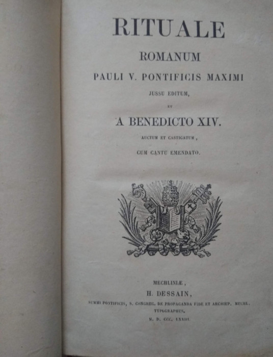 Rituale romanum 1873