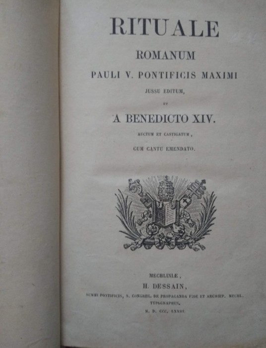 Rituale romanum 1873