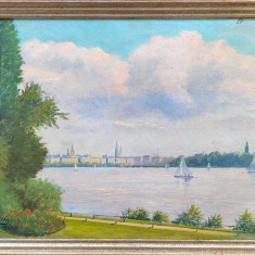 Friedrich Uhlig-Peisaj (1943) - pictură în ulei