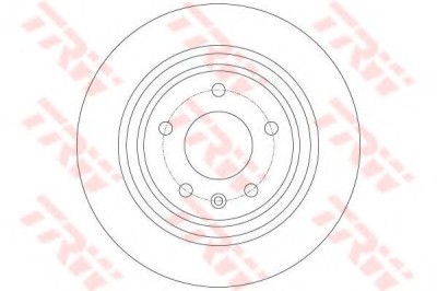 Disc frana OPEL ZAFIRA TOURER C (P12) (2011 - 2016) TRW DF6363 foto