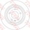Disc frana OPEL ASTRA J GTC (2011 - 2016) TRW DF6363