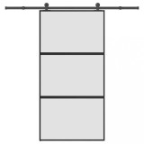 VidaXL Ușă glisantă cu set de feronerie sticlă temperată și aluminiu
