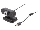 Webcam USB Full HD 1080p Neagră 1,45m