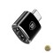 Adaptor OTG USB-C - USB-A Baseus Negru CATOTG-01