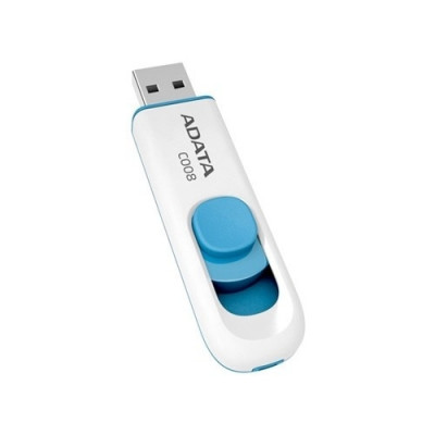 Stick Memorie USB 8GB (Alb/Albastru) Adata Classic foto