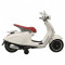 Motocicleta de jucarie electrica Vespa, alb, GTS300