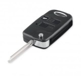 Set 2 bucati - Carcasa cheie transformare Topautochei&amp;#174; compatibila cu Toyota Yaris Carina Corolla Avensis, 3 butoane, lamela TOY43