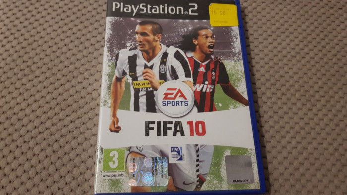 Joc FIFA 10 complet in carcasa originala pentru ps2 playstation2 ps 2 original